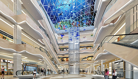 上海某商(shang)業(ye)廣(guang)場(chang)中(zhong)庭展(zhan)示